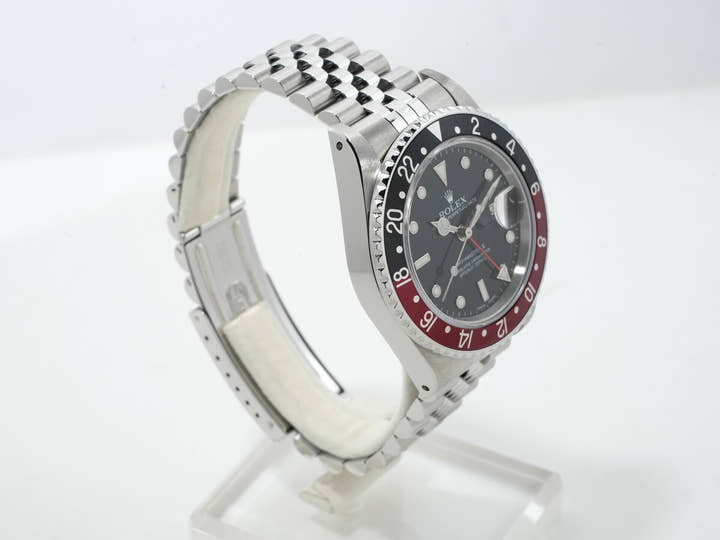 ロレックス GMTマスターII Ref.16760 ステンレススチール ブラック文字盤 ジュビリーブレスレット 美品 4jtirybc