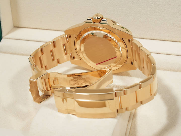 ロレックス GMTマスターII Ref.116718LN イエローゴールド ブラック文字盤 オイスターブレスレット 美品 pcp3duq6