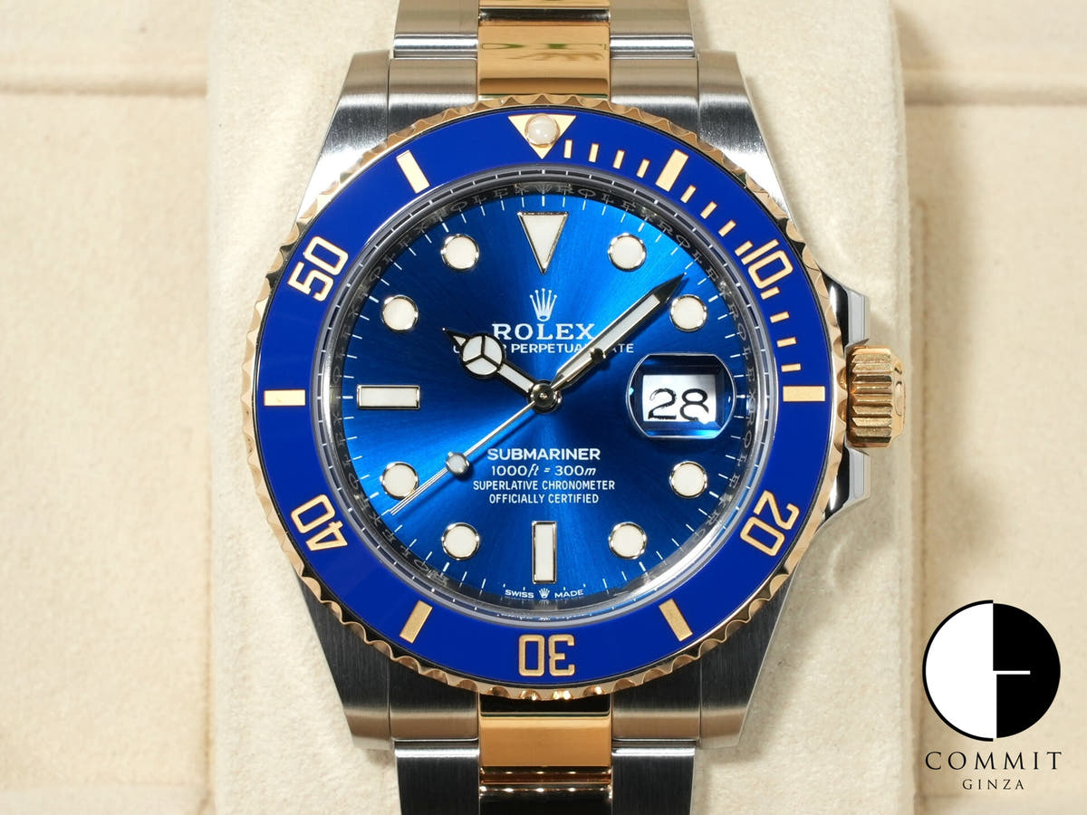 ロレックス サブマリーナー デイト Ref.126613LB ステンレススチール/イエローゴールド ブルー文字盤 美中古 jof5c2t3