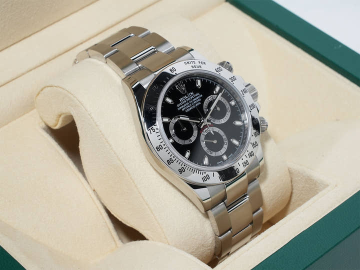 ロレックス デイトナ Ref.116520 ステンレススチール ブラック文字盤 中古 92dv9eqq