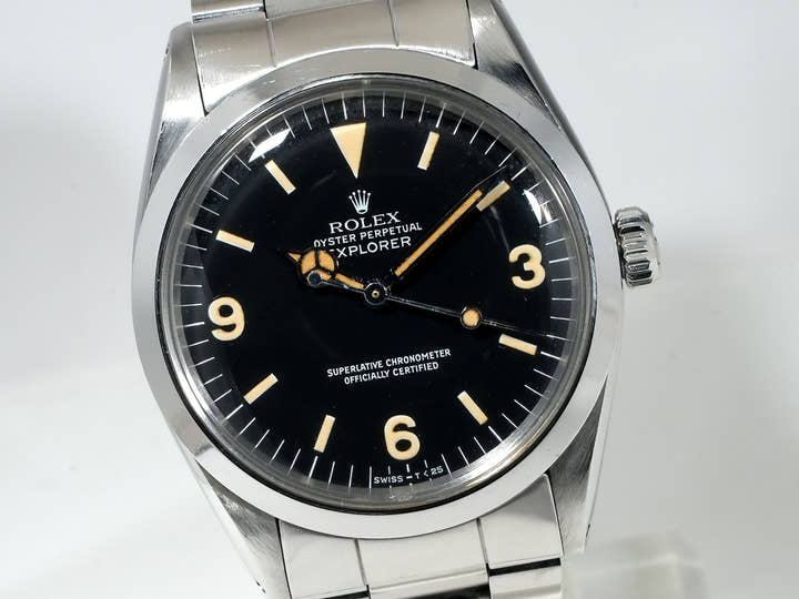 ロレックス エクスプローラーI Ref.1016 ステンレススチール ブラック文字盤 中古 49pcrxt9