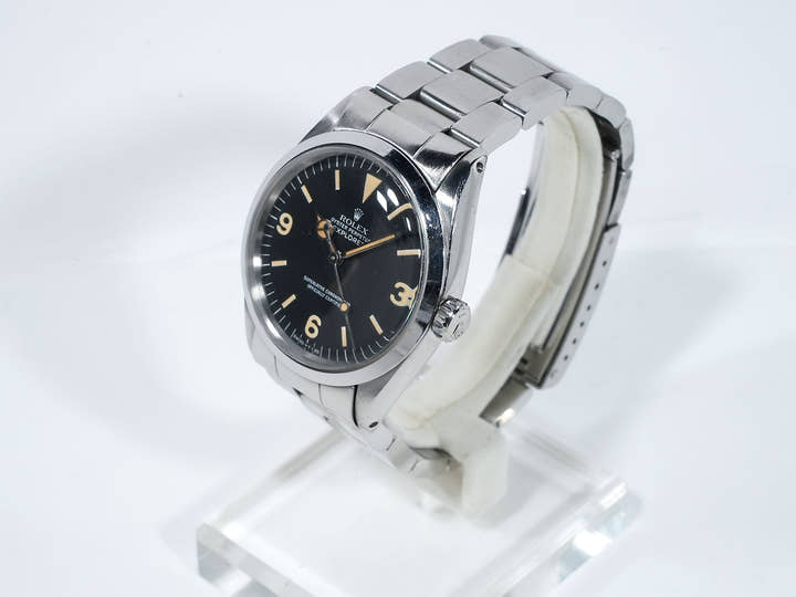 ロレックス エクスプローラーI Ref.1016 ステンレススチール ブラック文字盤 中古 49pcrxt9