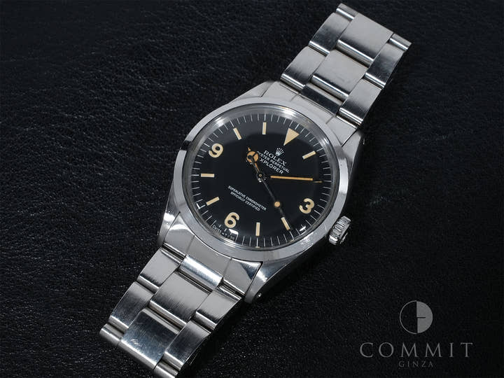 ロレックス エクスプローラーI Ref.1016 ステンレススチール ブラック文字盤 中古 49pcrxt9