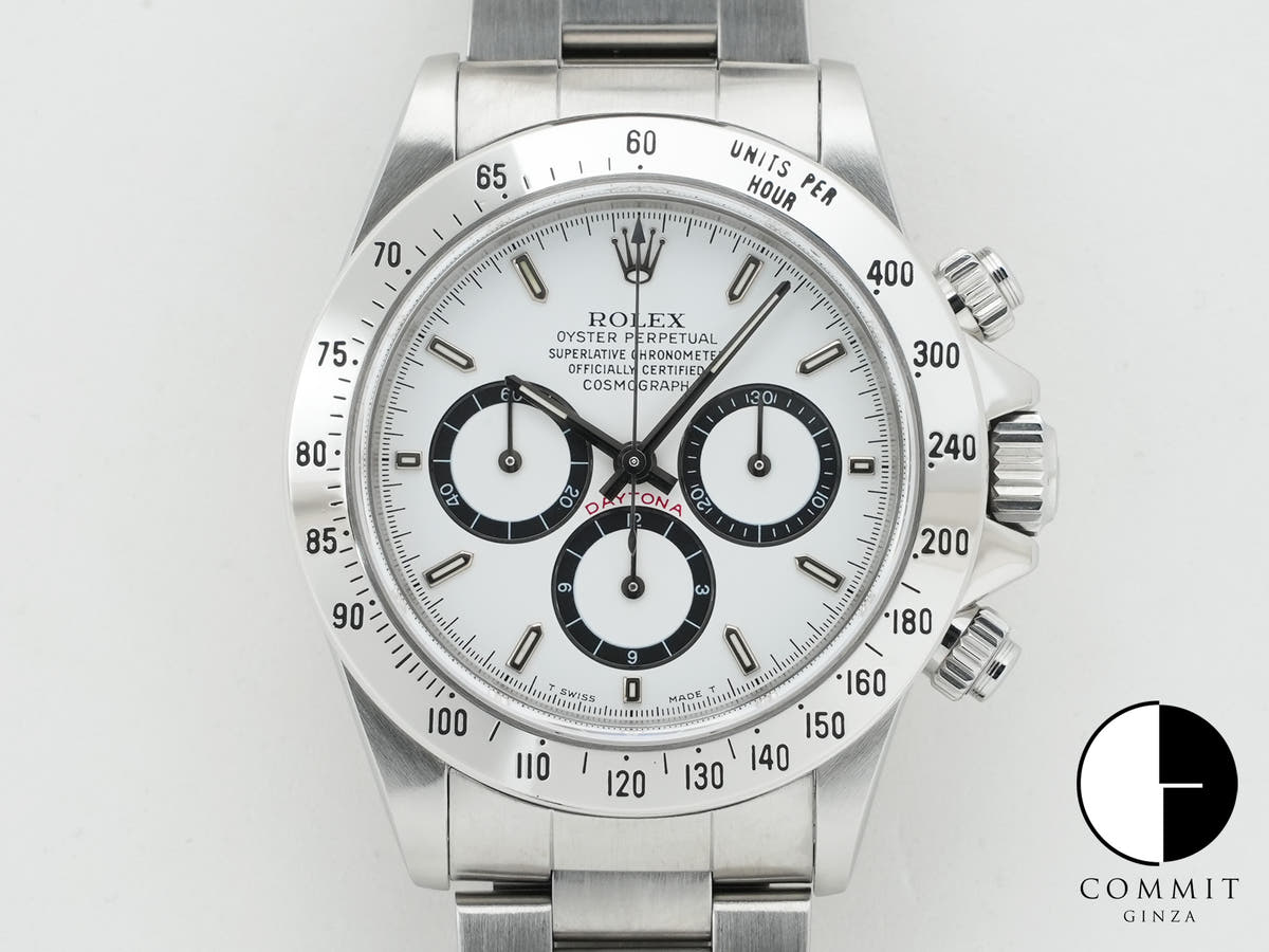 ロレックス デイトナ エルプリメロ Ref.16520 ステンレススチール ホワイト文字盤 美中古 es49tzdu