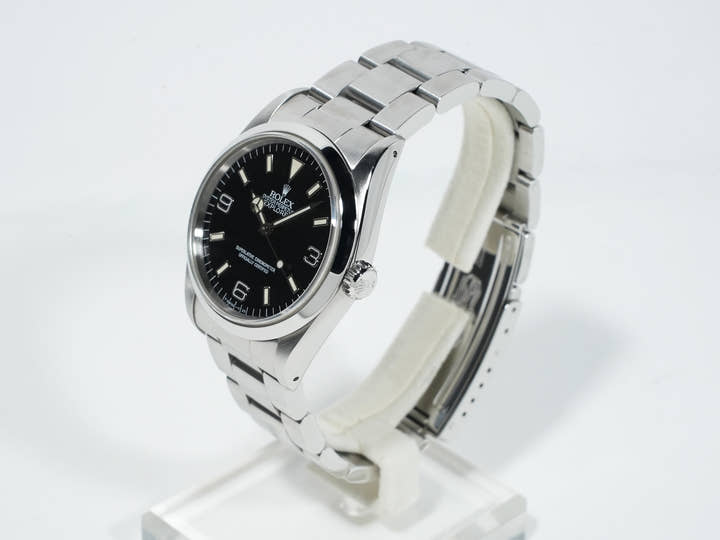 ロレックス エクスプローラーI Ref.14270 ステンレススチール ブラック文字盤 オイスターブレスレット 中古 u4348g8e