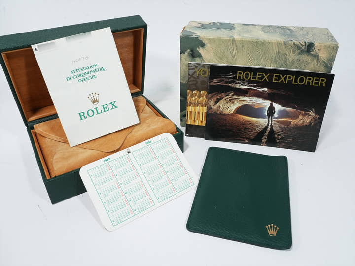 ロレックス エクスプローラーI Ref.14270 ステンレススチール ブラック文字盤 オイスターブレスレット 中古 u4348g8e