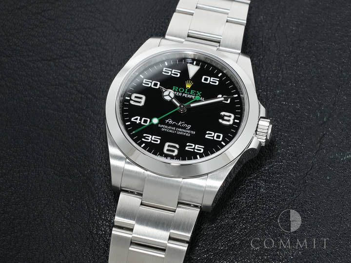 ロレックス エアキング Ref.126900 ステンレススチール ブラック文字盤 オイスターブレスレット 中古 ws23dv8b