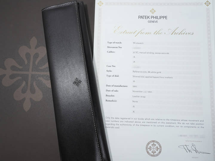 パテックフィリップ カラトラバ Ref.570 ホワイトゴールド シルバー文字盤 中古 e3bqmtw6