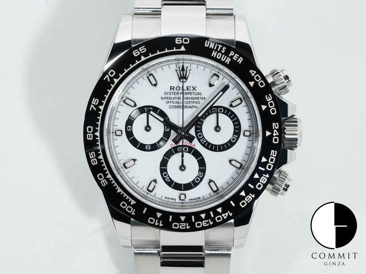 ロレックス デイトナ Ref.116500LN ステンレススチール ホワイト文字盤 中古 st3h5m6e