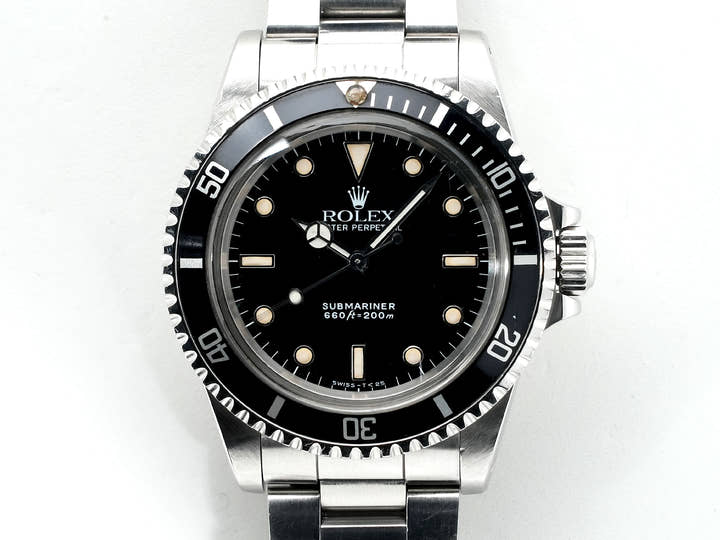 Rolex Submariner Ref. 5513 Stainless Steel Black Dial Pre-owned ypcmv3si