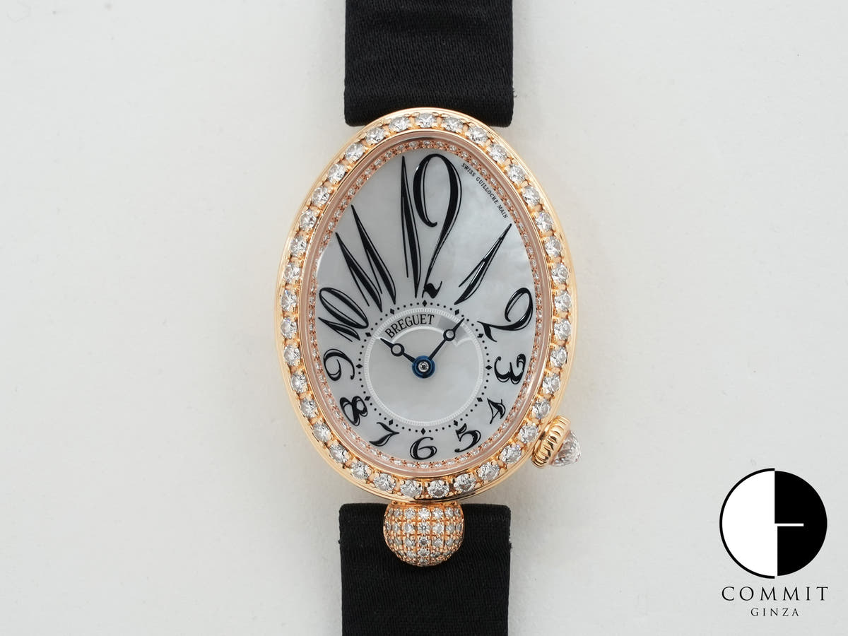 ブレゲ クイーンオブネイプルズ Ref.8928BR/5W/844 DD0D ローズゴールド ホワイトシェル文字盤 中古 wsyjjj6w