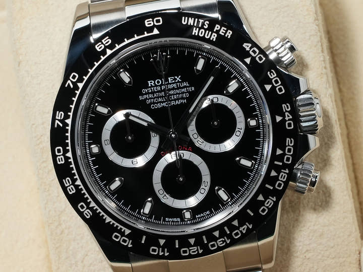 ロレックス デイトナ Ref.116500LN ステンレススチール ブラック文字盤 美中古 9dkrxm3f