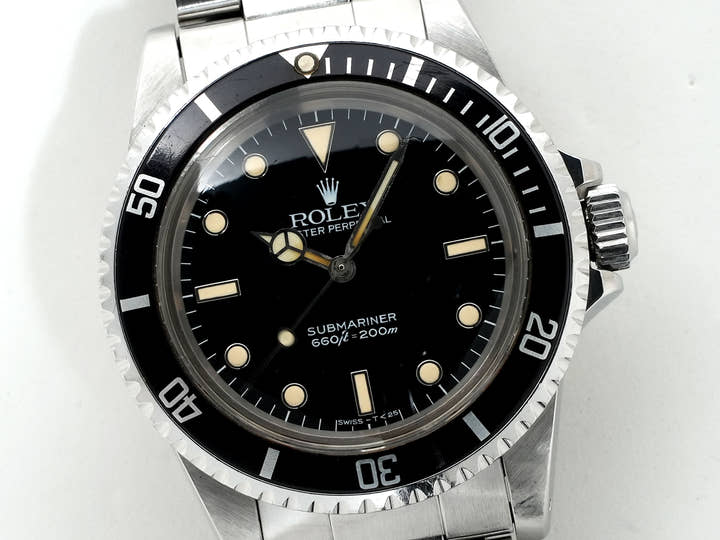 Pre-owned Rolex Submariner Ref. 5513 Stainless Steel with Black Dial (pb5opix8)