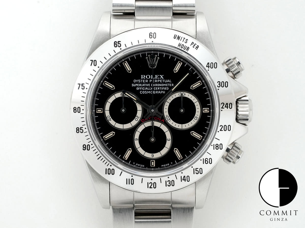 Rolex Daytona El Primero Ref. 16520 Stainless Steel Black Dial Excellent Condition x7uehymm