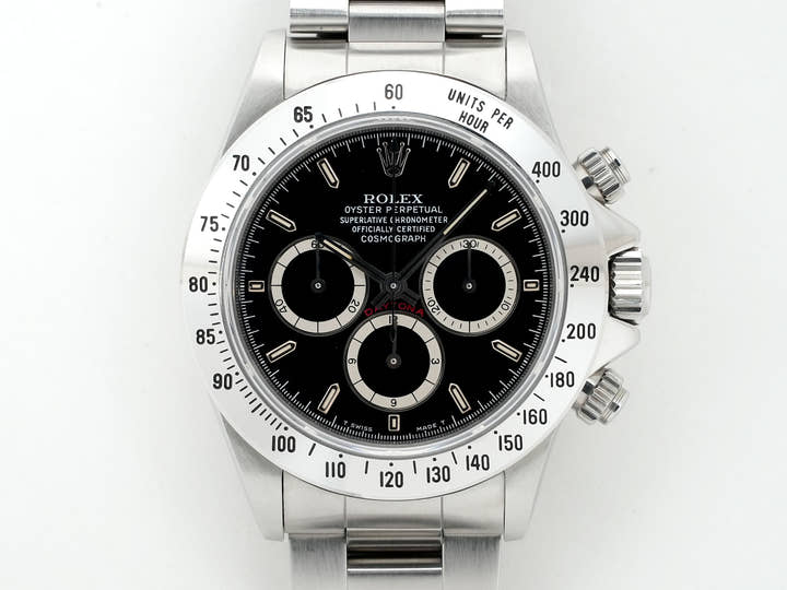 Rolex Daytona El Primero Ref. 16520 Stainless Steel Black Dial Excellent Condition x7uehymm