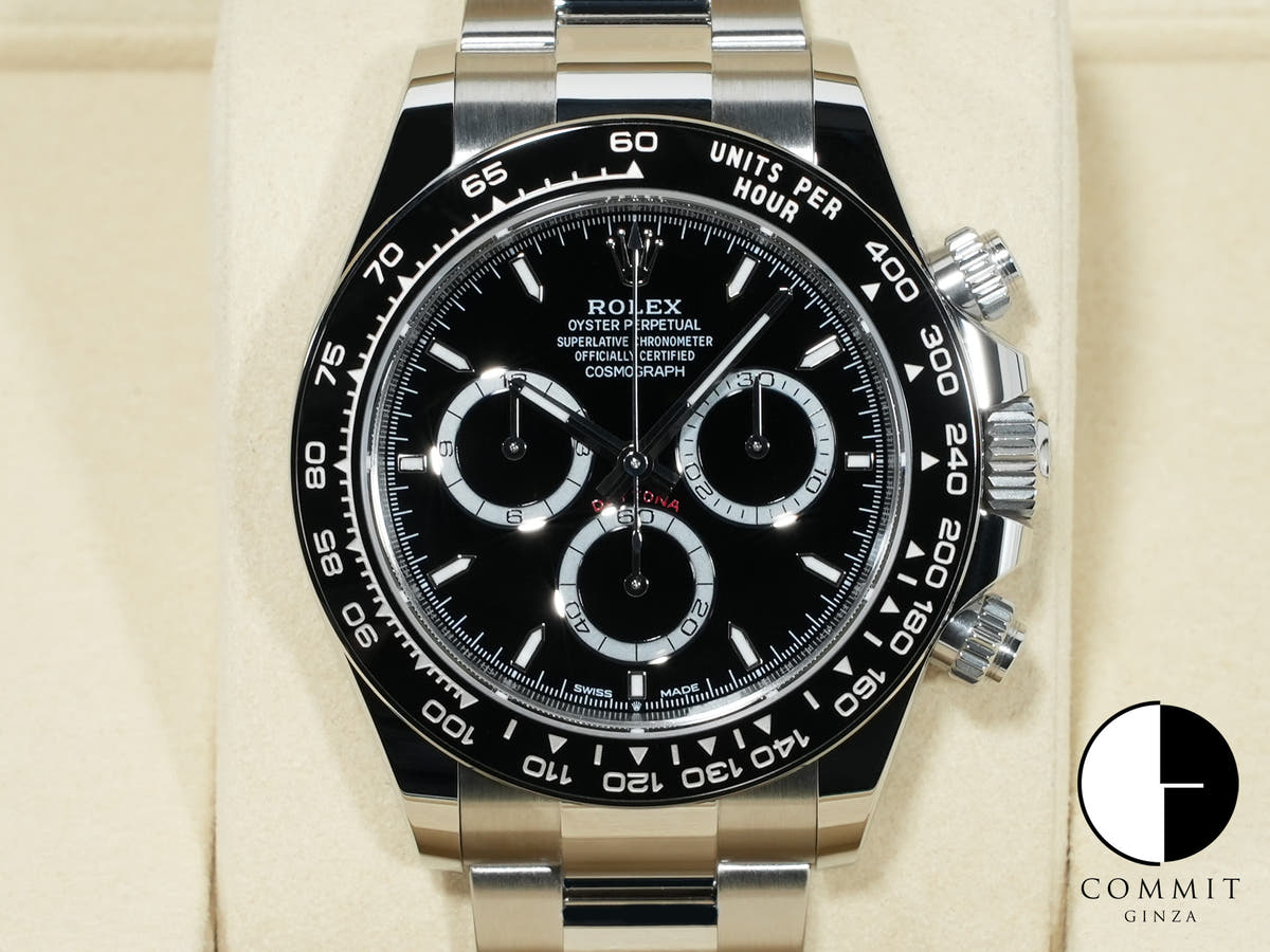 Rolex Daytona Ref. 126500LN Stainless Steel Black Dial Unused qkfhims7