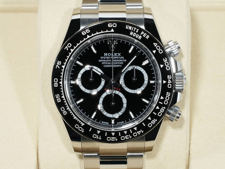 Rolex Daytona Ref. 126500LN Stainless Steel Black Dial Unused qkfhims7