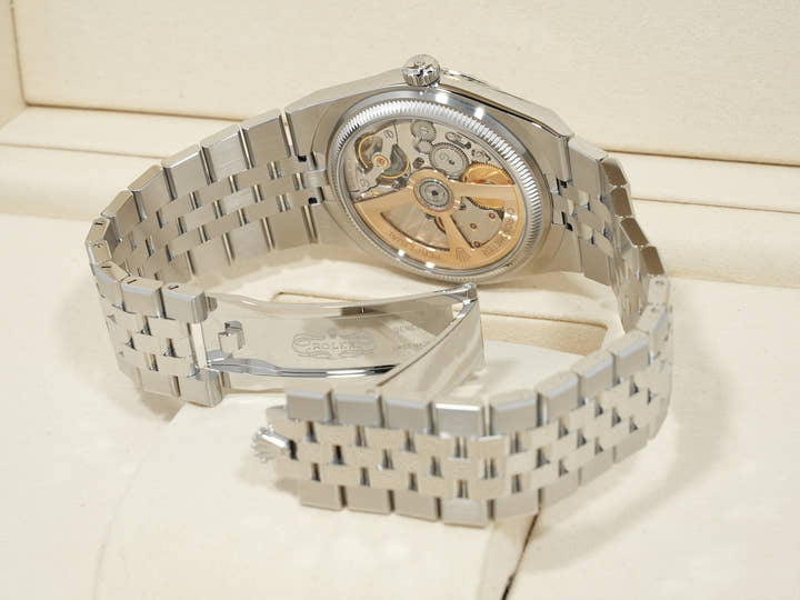 Rolex Land-Dweller Ref. 127234 Stainless Steel/White Gold White Dial Jubilee Bracelet Unused p2jy3zxs