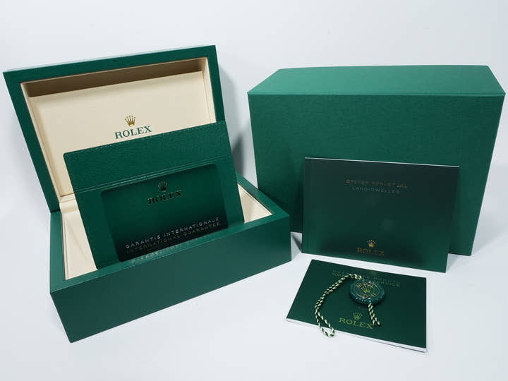 Rolex Land-Dweller Ref. 127234 Stainless Steel/White Gold White Dial Jubilee Bracelet Unused p2jy3zxs