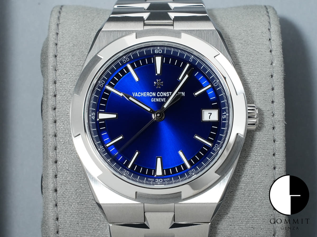 Vacheron Constantin Overseas Automatic Ref. 4520V/210A-B128 Stainless Steel Blue Dial Unused qkkxvukq