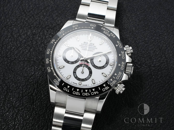 Rolex Daytona Ref. 116500LN Stainless Steel White Dial Excellent Condition q7gw7btk