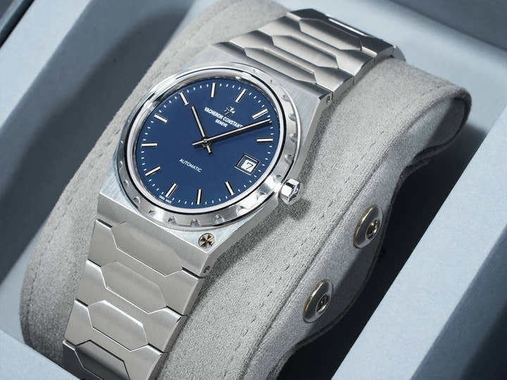 Vacheron Constantin Historiques 222 Ref. 4200H/222A-B934 Stainless Steel Blue Dial Excellent Condition uzgie8gi
