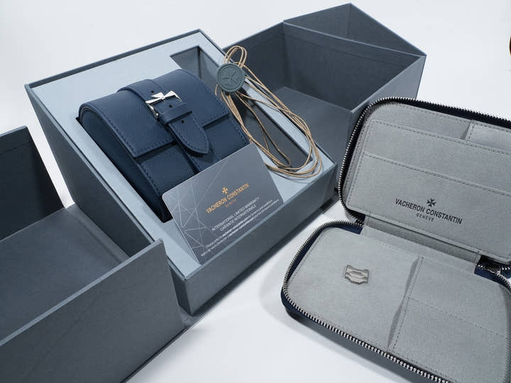 Vacheron Constantin Historiques 222 Ref. 4200H/222A-B934 Stainless Steel Blue Dial Excellent Condition uzgie8gi