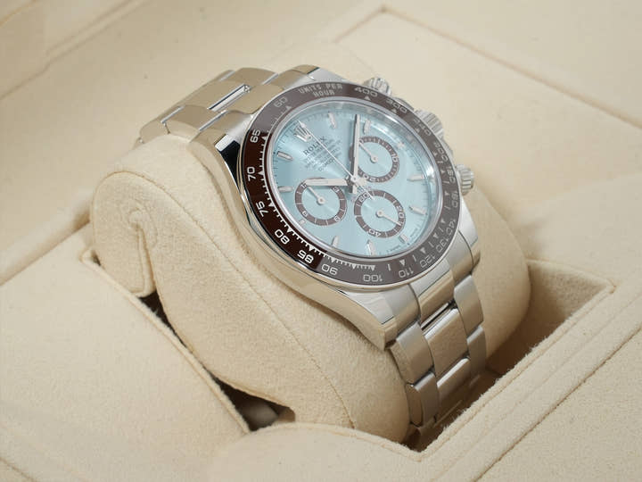 Rolex Daytona Ref. 126506 Platinum Ice Blue Dial Excellent Condition mffkbajj