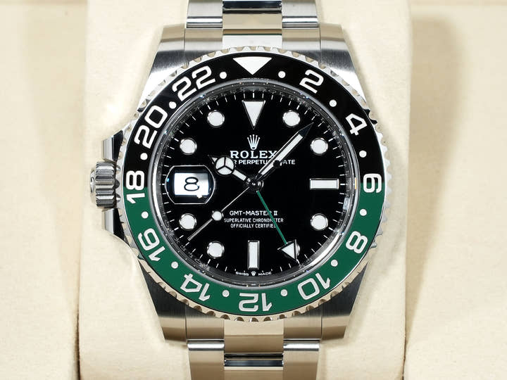 Rolex GMT-Master II Ref. 126720VTNR Stainless Steel Black Dial Oyster Bracelet Unused e47jvbrw