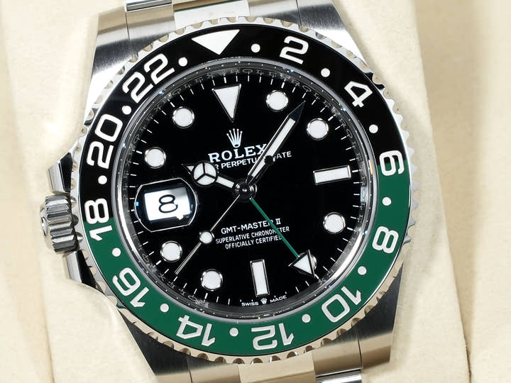 Rolex GMT-Master II Ref. 126720VTNR Stainless Steel Black Dial Oyster Bracelet Unused e47jvbrw