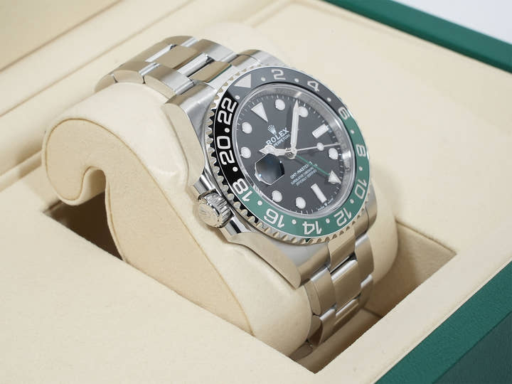 Rolex GMT-Master II Ref. 126720VTNR Stainless Steel Black Dial Oyster Bracelet Unused e47jvbrw