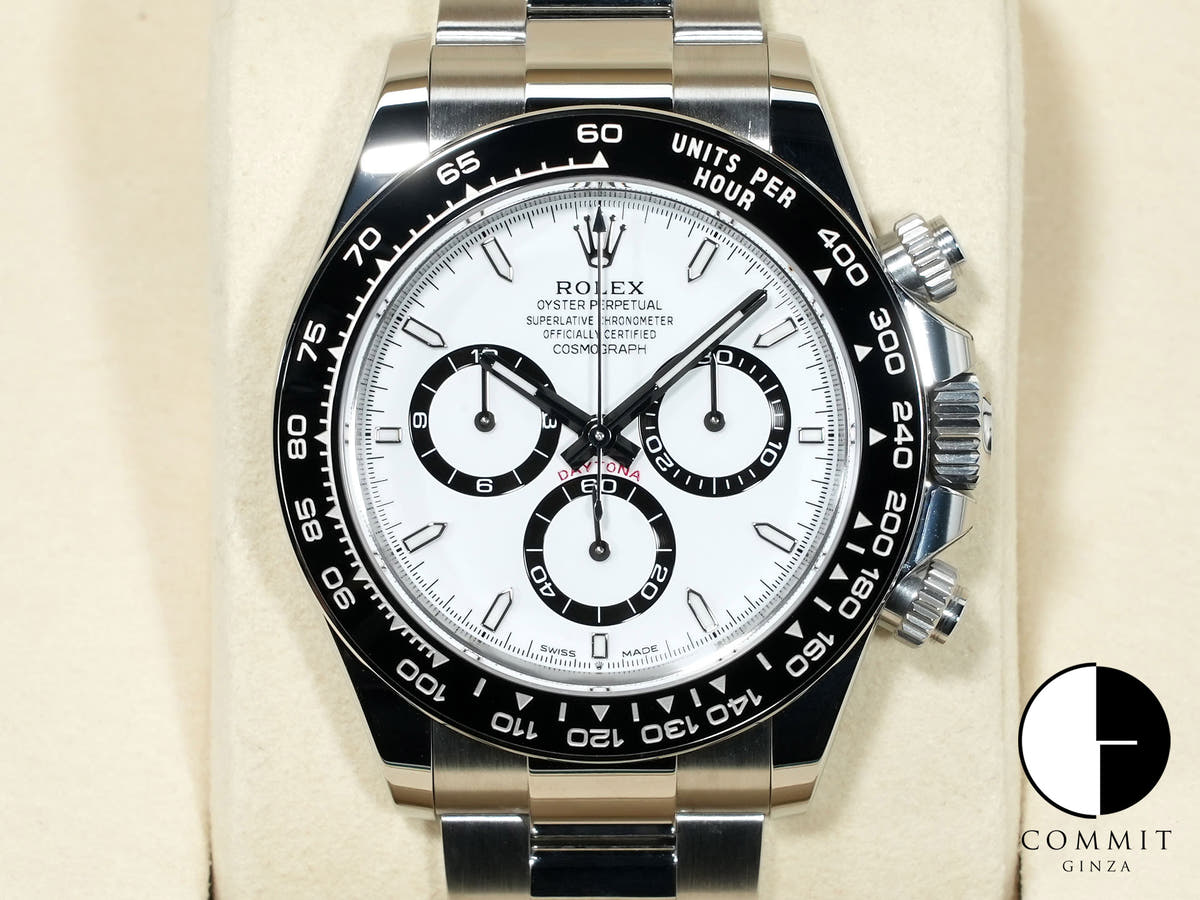 ロレックス デイトナ Ref.126500LN ステンレススチール ホワイト文字盤 未使用 fw4n4rsg