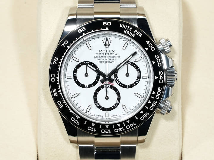 ロレックス デイトナ Ref.126500LN ステンレススチール ホワイト文字盤 未使用 fw4n4rsg