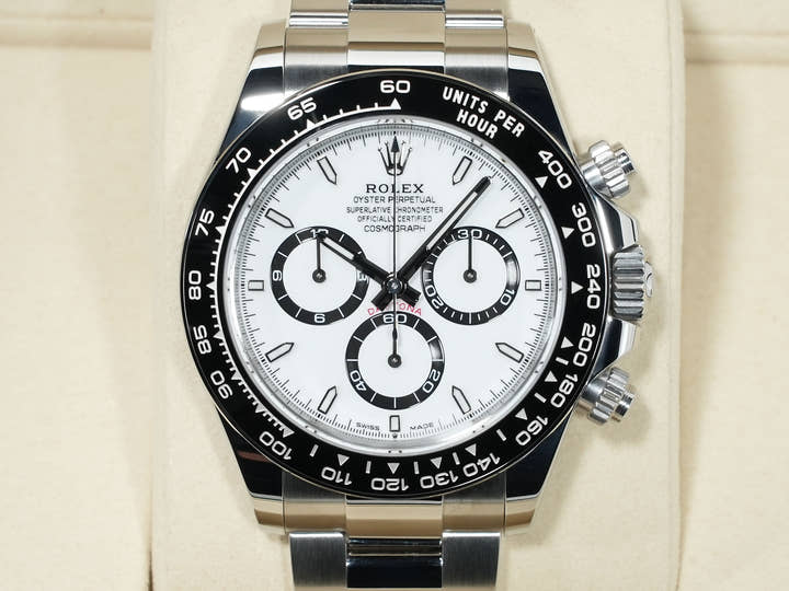 ロレックス デイトナ Ref.126500LN ステンレススチール ホワイト文字盤 未使用 rmtc54d9