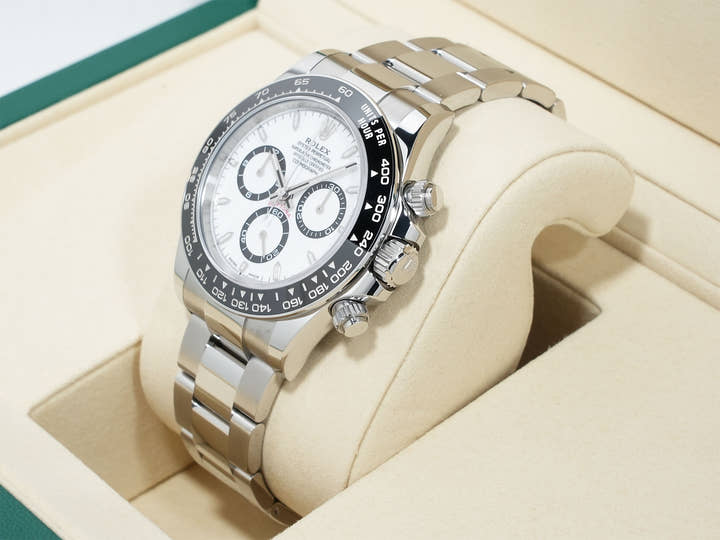 ロレックス デイトナ Ref.126500LN ステンレススチール ホワイト文字盤 未使用 rmtc54d9