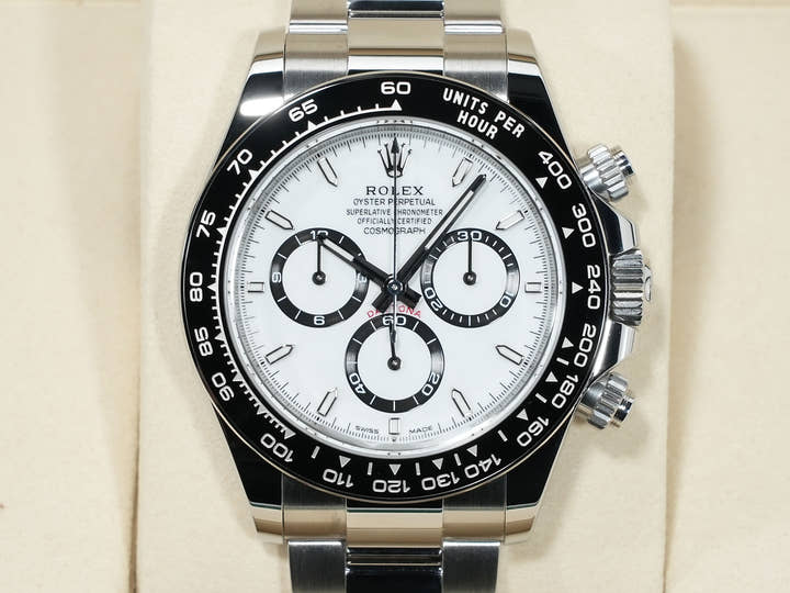 Rolex Daytona Ref. 126500LN Stainless Steel White Dial Unused v5zk723t