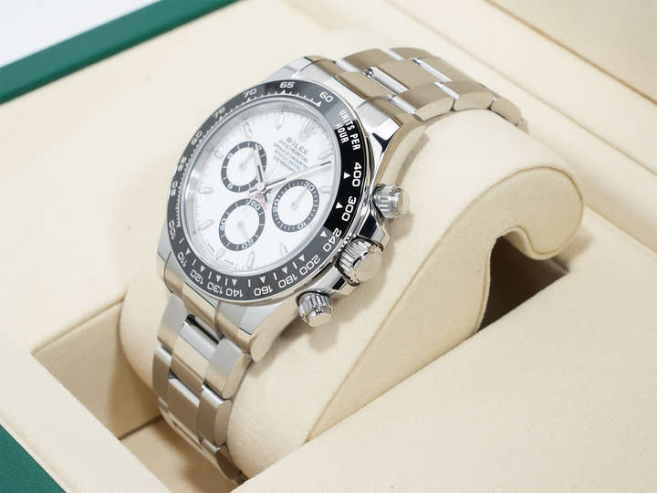 Rolex Daytona Ref. 126500LN Stainless Steel White Dial Unused v5zk723t