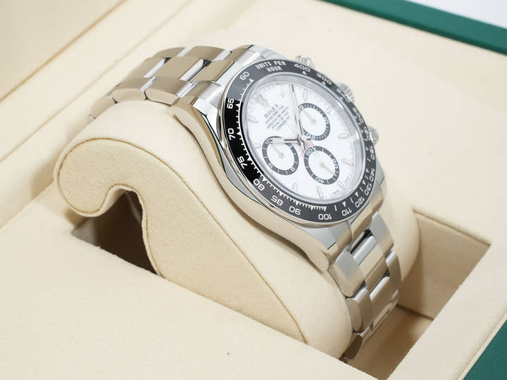 Rolex Daytona Ref. 126500LN Stainless Steel White Dial Unused v5zk723t