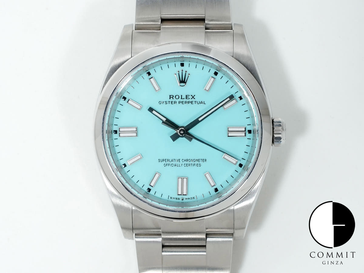 Rolex Oyster Perpetual 36 Ref. 126000 Stainless Steel Turquoise Dial Pre-owned wje5t66j