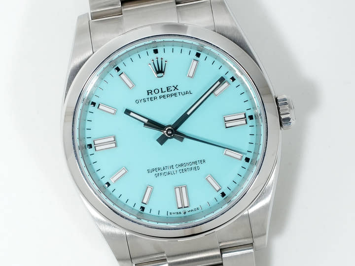 Rolex Oyster Perpetual 36 Ref. 126000 Stainless Steel Turquoise Dial Pre-owned wje5t66j
