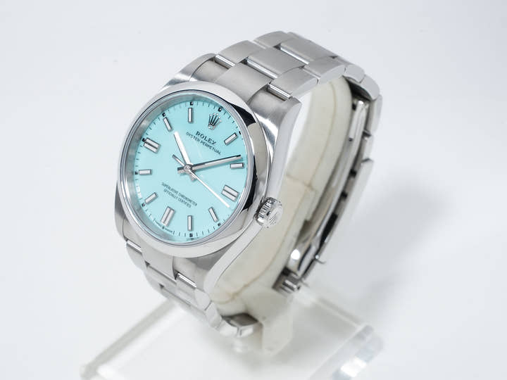 Rolex Oyster Perpetual 36 Ref. 126000 Stainless Steel Turquoise Dial Pre-owned wje5t66j