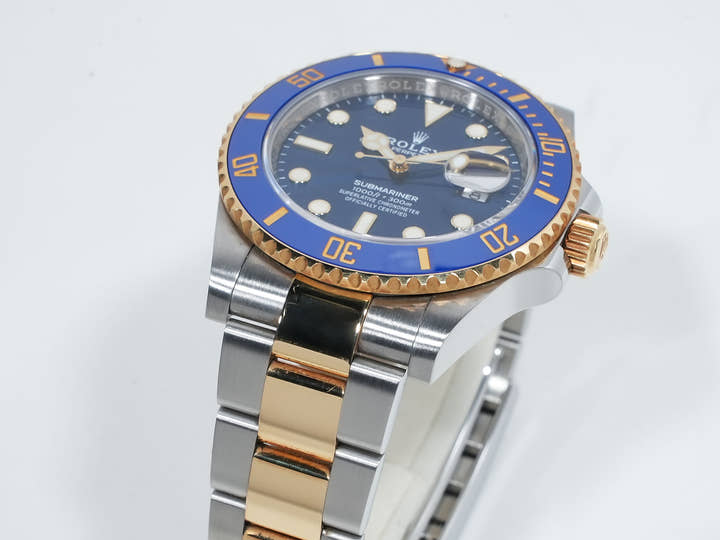 Pre-owned Rolex Submariner Date Ref. 126613LB Stainless Steel/Yellow Gold Blue Dial qyrcizc6
