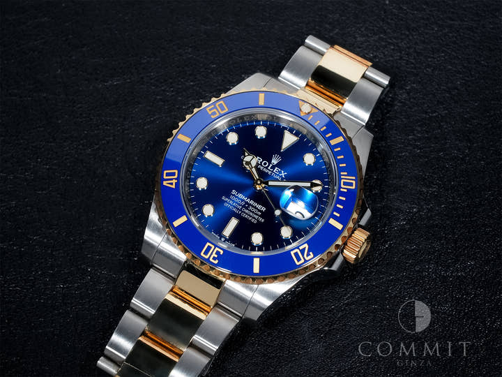 Pre-owned Rolex Submariner Date Ref. 126613LB Stainless Steel/Yellow Gold Blue Dial qyrcizc6