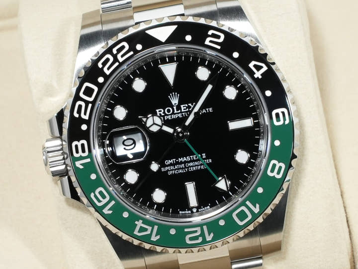ロレックス GMTマスターII Ref.126720VTNR ステンレススチール ブラック文字盤 オイスターブレスレット 未使用 rew86t8e