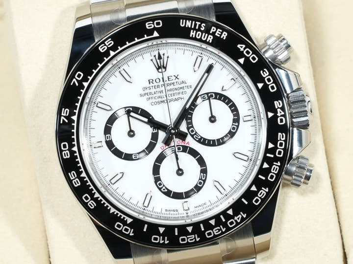 ロレックス デイトナ Ref.126500LN ステンレススチール ホワイト文字盤 未使用 emspuaxy