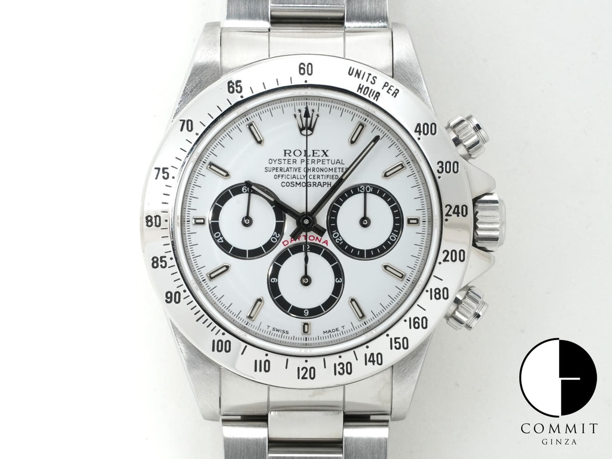 Pre-owned Rolex Daytona El Primero Ref. 16520 Stainless Steel White Dial 86ziuo76