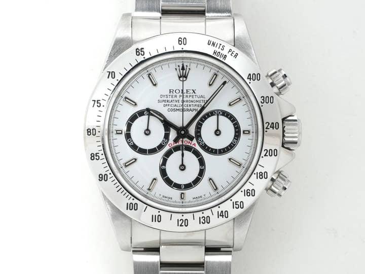 Pre-owned Rolex Daytona El Primero Ref. 16520 Stainless Steel White Dial 86ziuo76