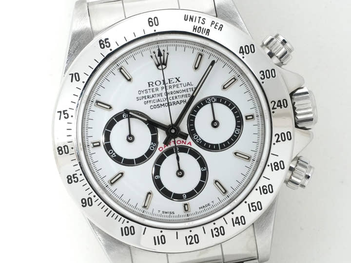 Pre-owned Rolex Daytona El Primero Ref. 16520 Stainless Steel White Dial 86ziuo76