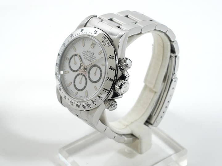 Pre-owned Rolex Daytona El Primero Ref. 16520 Stainless Steel White Dial 86ziuo76