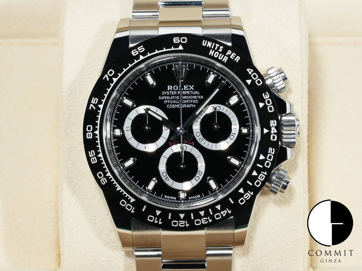 ロレックス デイトナ Ref.116500LN ステンレススチール ブラック文字盤 中古 75auwxbf